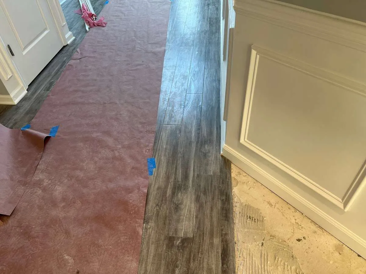 Completed marble shower restoration in Monee